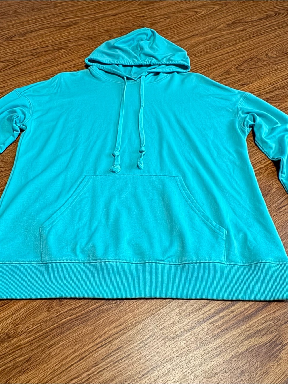 Women’s Teal Pullover Hoodie Sweatshirt